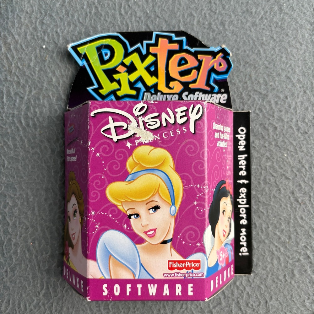 Fisher-Price Pixter Deluxe Software Disney Princess Enchanted Princesses B5724